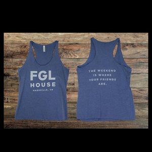 Light Blue FGL House Tank Top